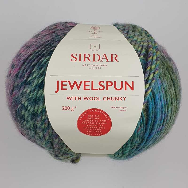 Sirdar - Jewelspun with Wool - Chunky - 201 Emerald